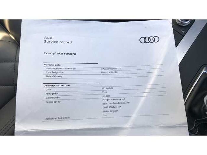 Audi SQ5 Q5 SQ5 Quattro 5dr Tip Auto 